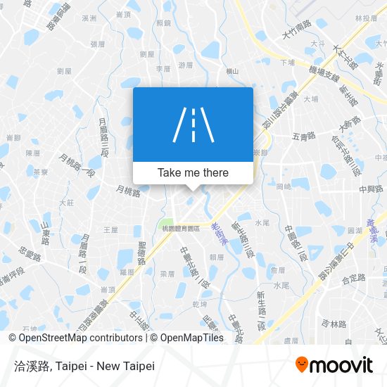 洽溪路 map