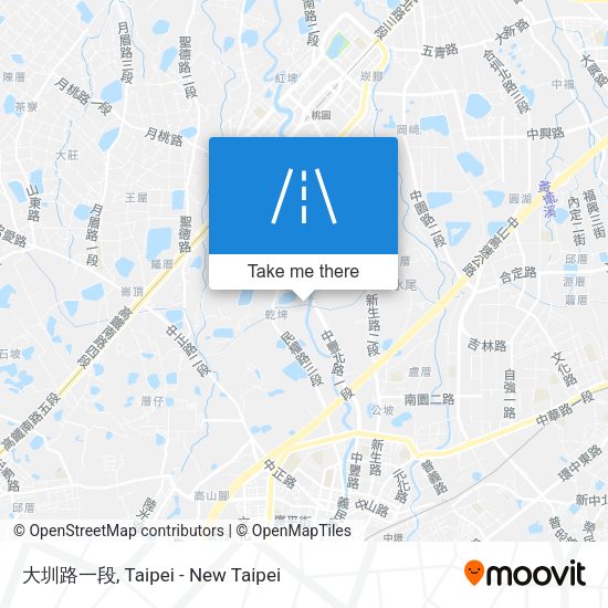 大圳路一段地圖