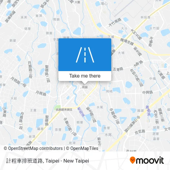 計程車排班道路地圖