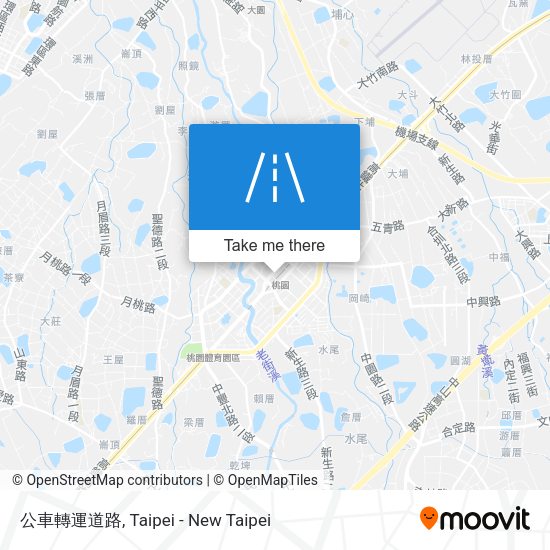 公車轉運道路 map