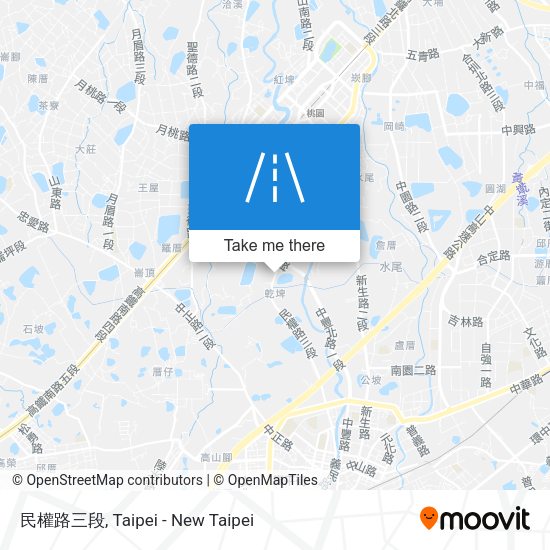 民權路三段 map