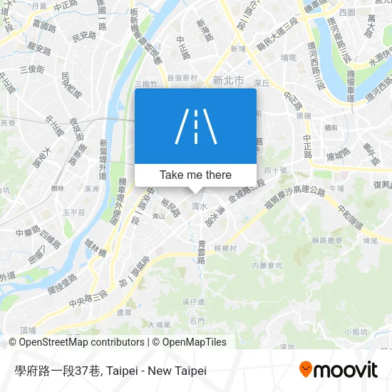 學府路一段37巷地圖