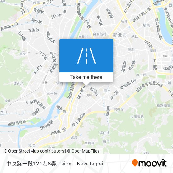 中央路一段121巷8弄地圖