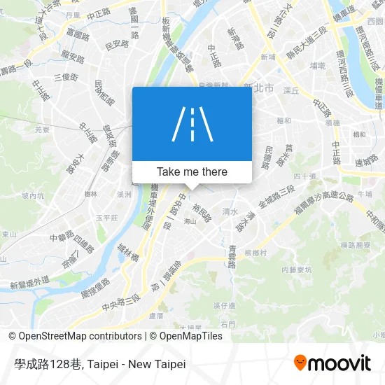學成路128巷 map
