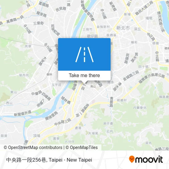 中央路一段256巷地圖