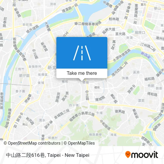 中山路二段616巷地圖