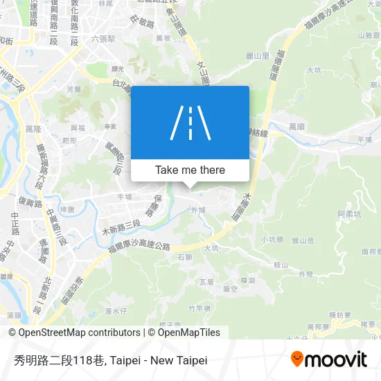 秀明路二段118巷地圖