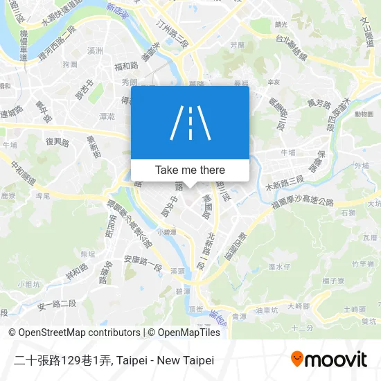 二十張路129巷1弄地圖