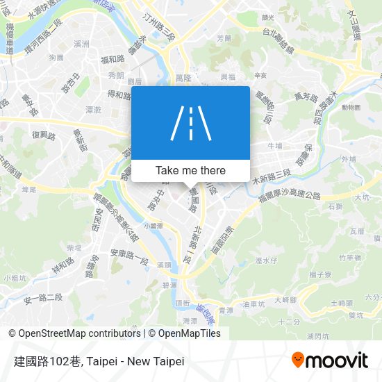 建國路102巷地圖