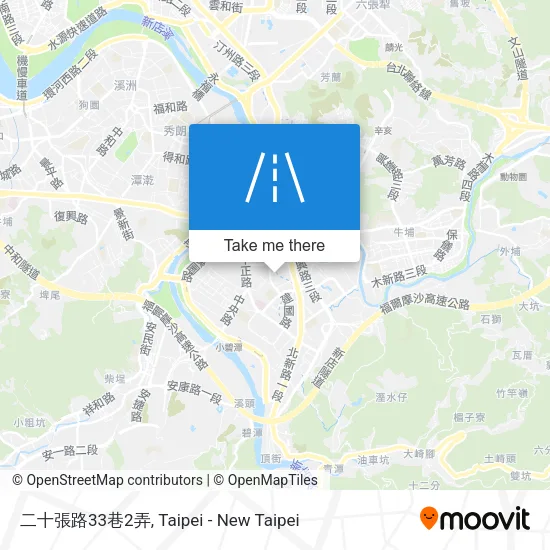 二十張路33巷2弄地圖