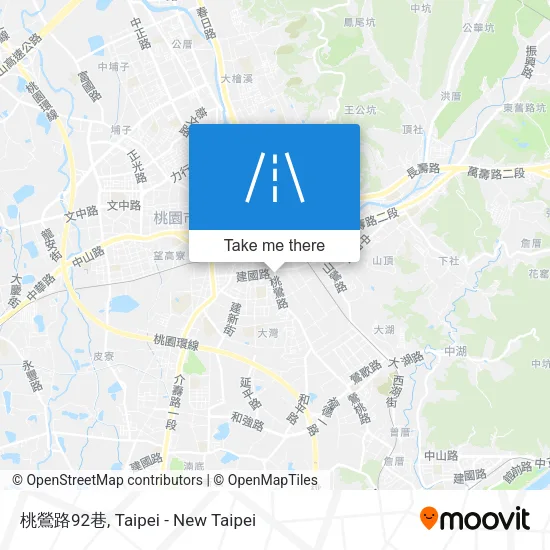 桃鶯路92巷地圖