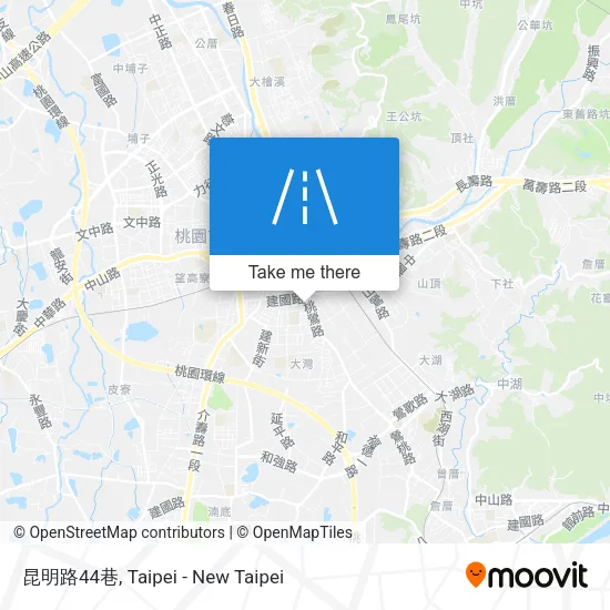 昆明路44巷地圖