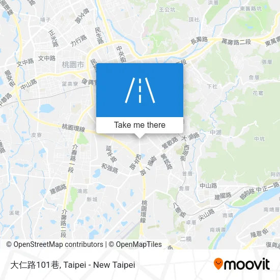 大仁路101巷 map