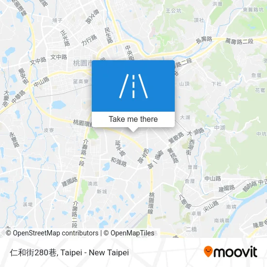仁和街280巷地圖
