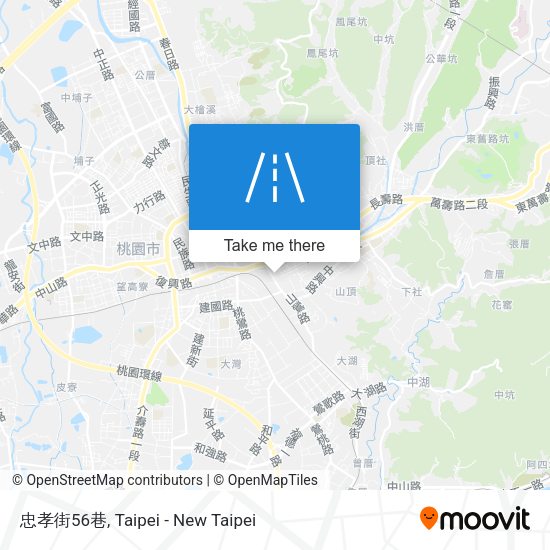忠孝街56巷 map