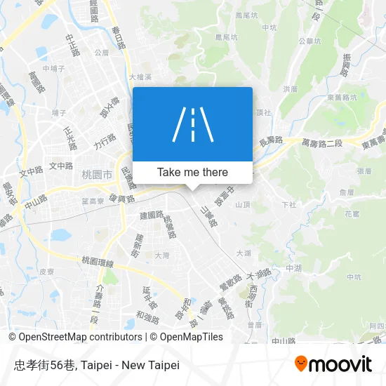 忠孝街56巷 map