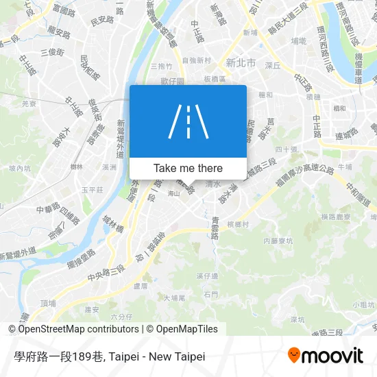 學府路一段189巷地圖