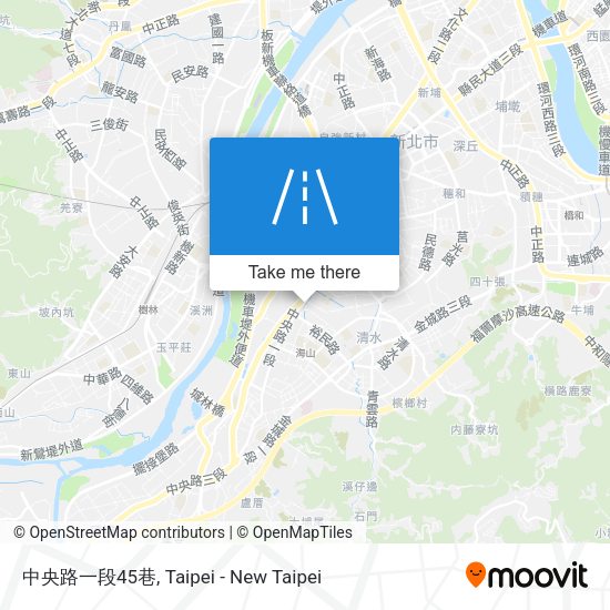 中央路一段45巷地圖