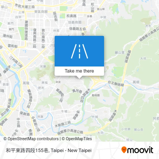 和平東路四段155巷地圖