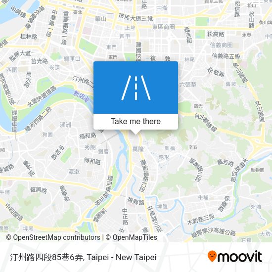 汀州路四段85巷6弄地圖