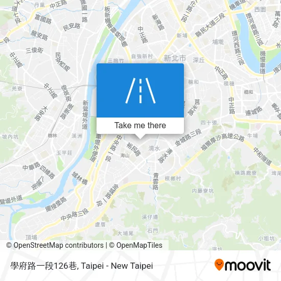 學府路一段126巷地圖