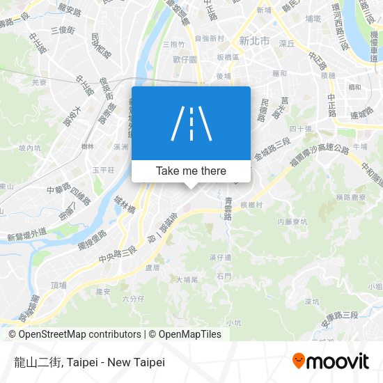 龍山二街地圖