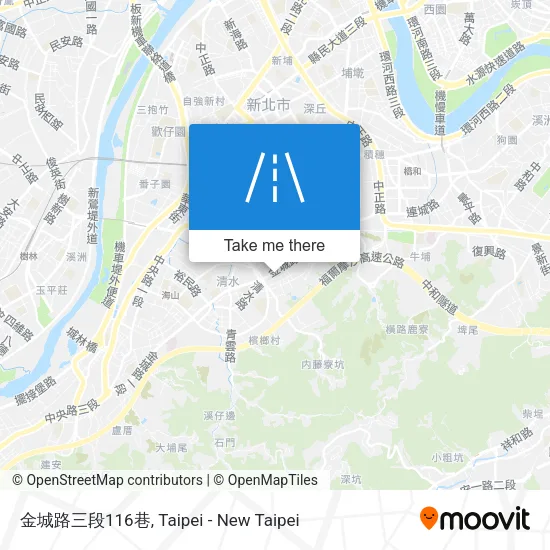 金城路三段116巷地圖
