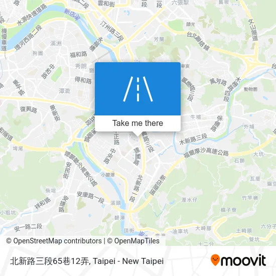 北新路三段65巷12弄地圖