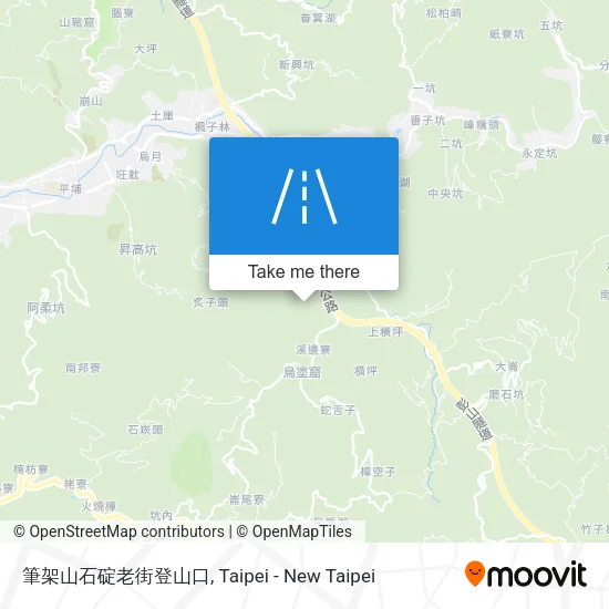 筆架山石碇老街登山口 map