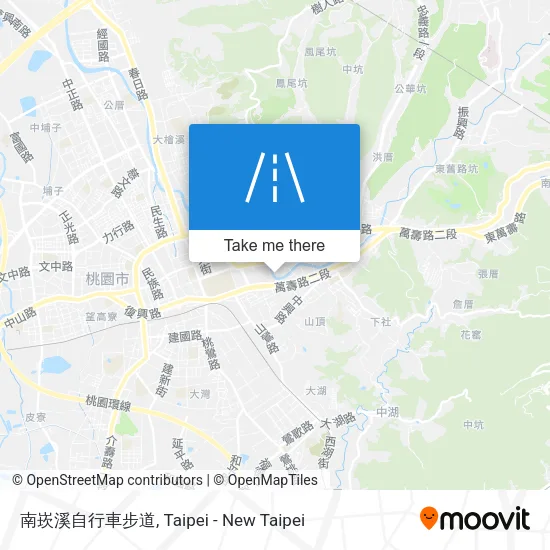 南崁溪自行車步道 map