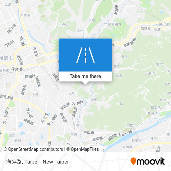 海萍路 map