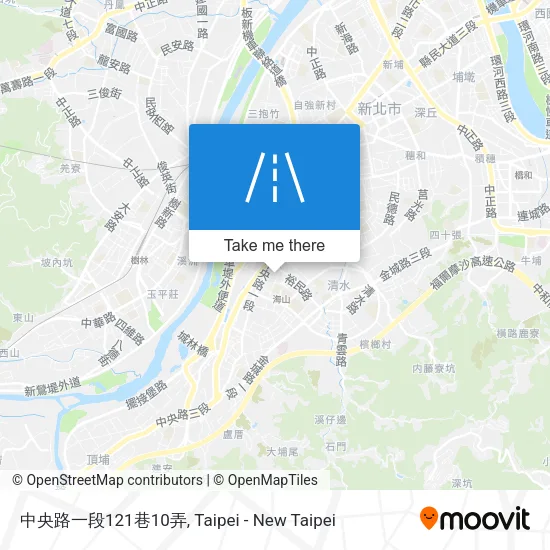 中央路一段121巷10弄地圖