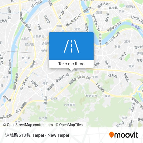 連城路518巷地圖