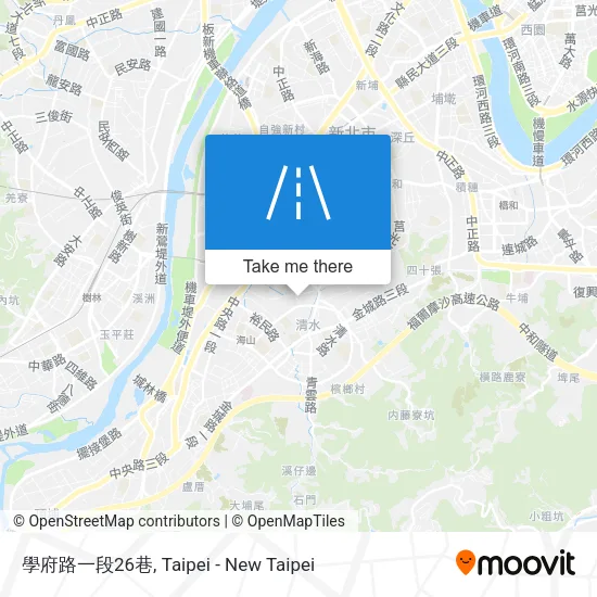 學府路一段26巷地圖