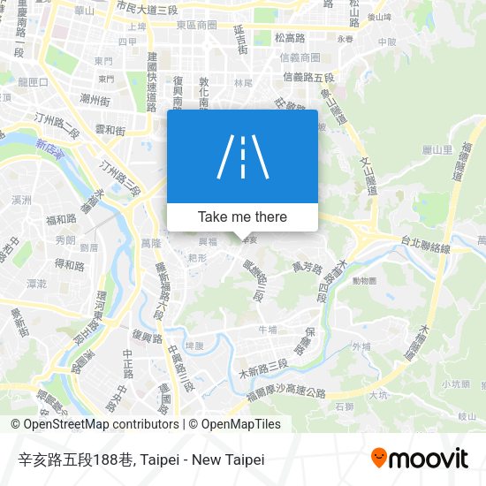 辛亥路五段188巷地圖