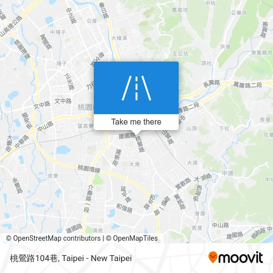 桃鶯路104巷 map