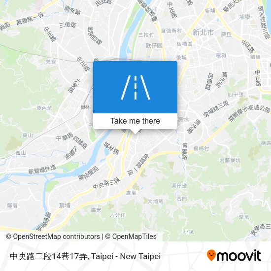 中央路二段14巷17弄地圖