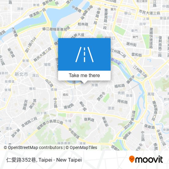 仁愛路352巷地圖