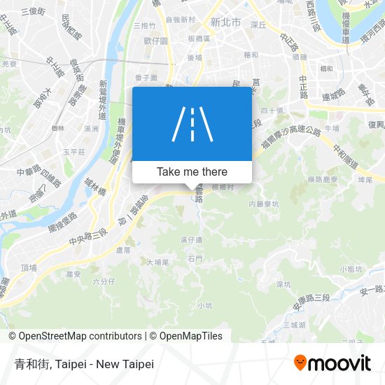 青和街 map