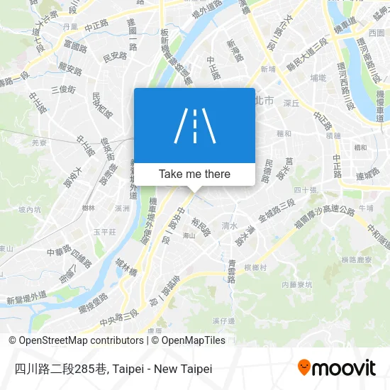四川路二段285巷地圖