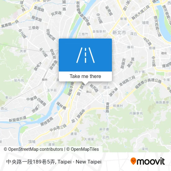 中央路一段189巷5弄地圖