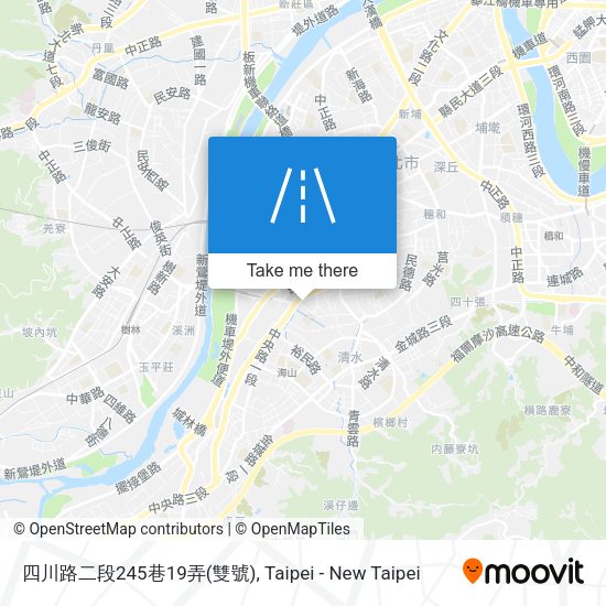 四川路二段245巷19弄(雙號)地圖