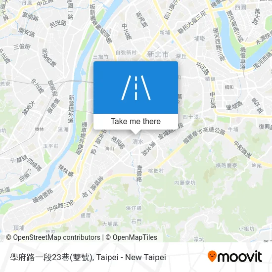 學府路一段23巷(雙號)地圖