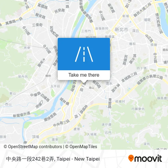 中央路一段242巷2弄地圖
