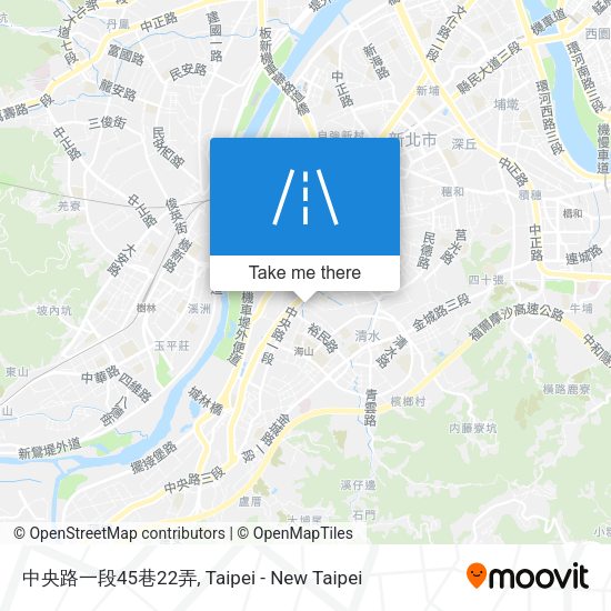 中央路一段45巷22弄地圖