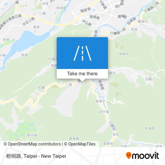 柑樹路地圖