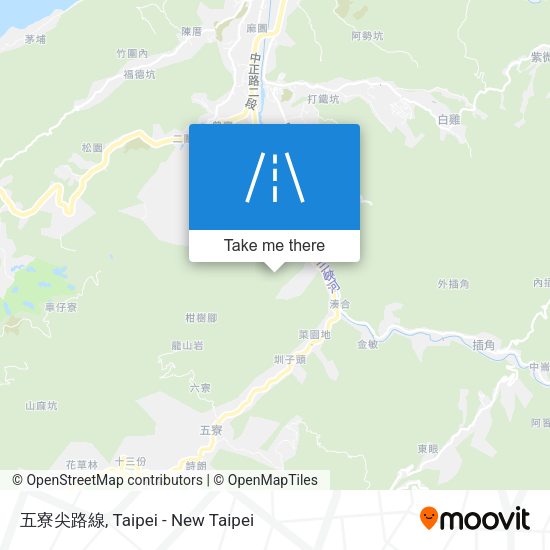 五寮尖路線地圖