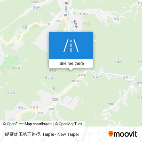 峭壁雄風第三路徑 map
