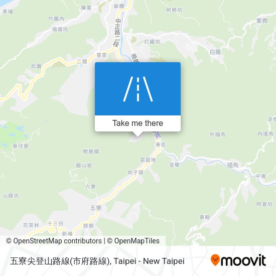 五寮尖登山路線(市府路線) map