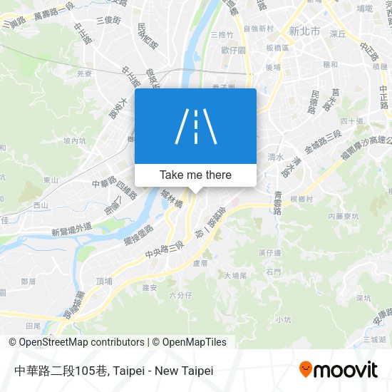 中華路二段105巷地圖